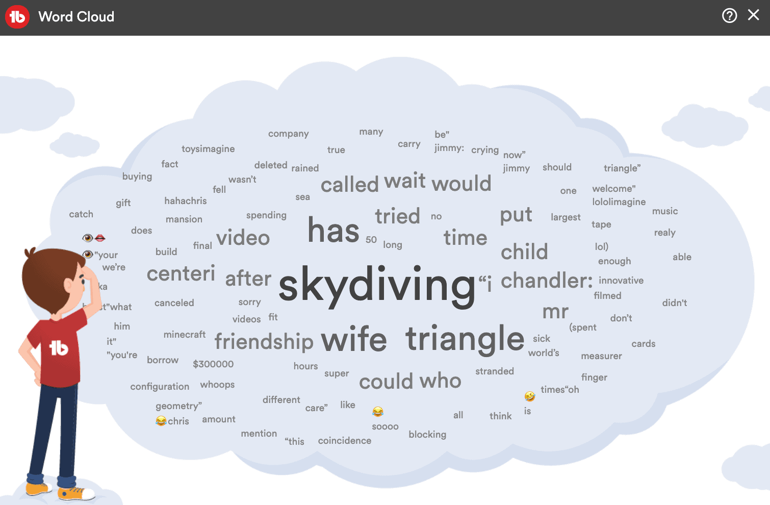 TubeBuddy Comment Word Cloud