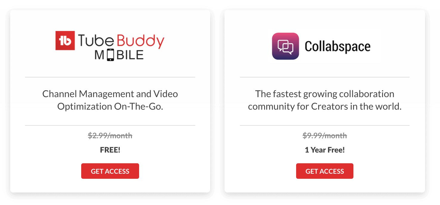 TubeBuddy's Mobile Apps Perks