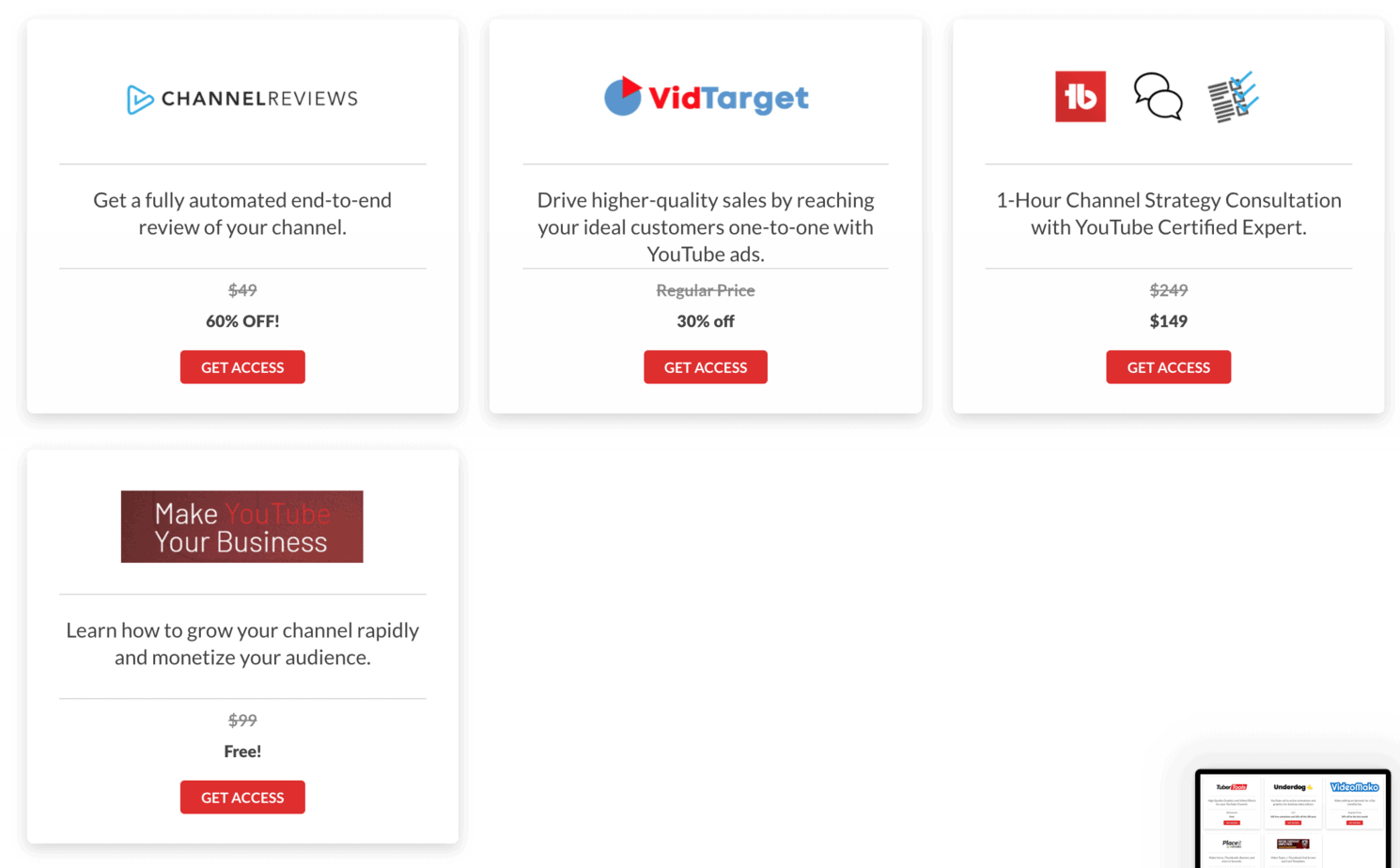 TubeBuddy's Services and Training Perks