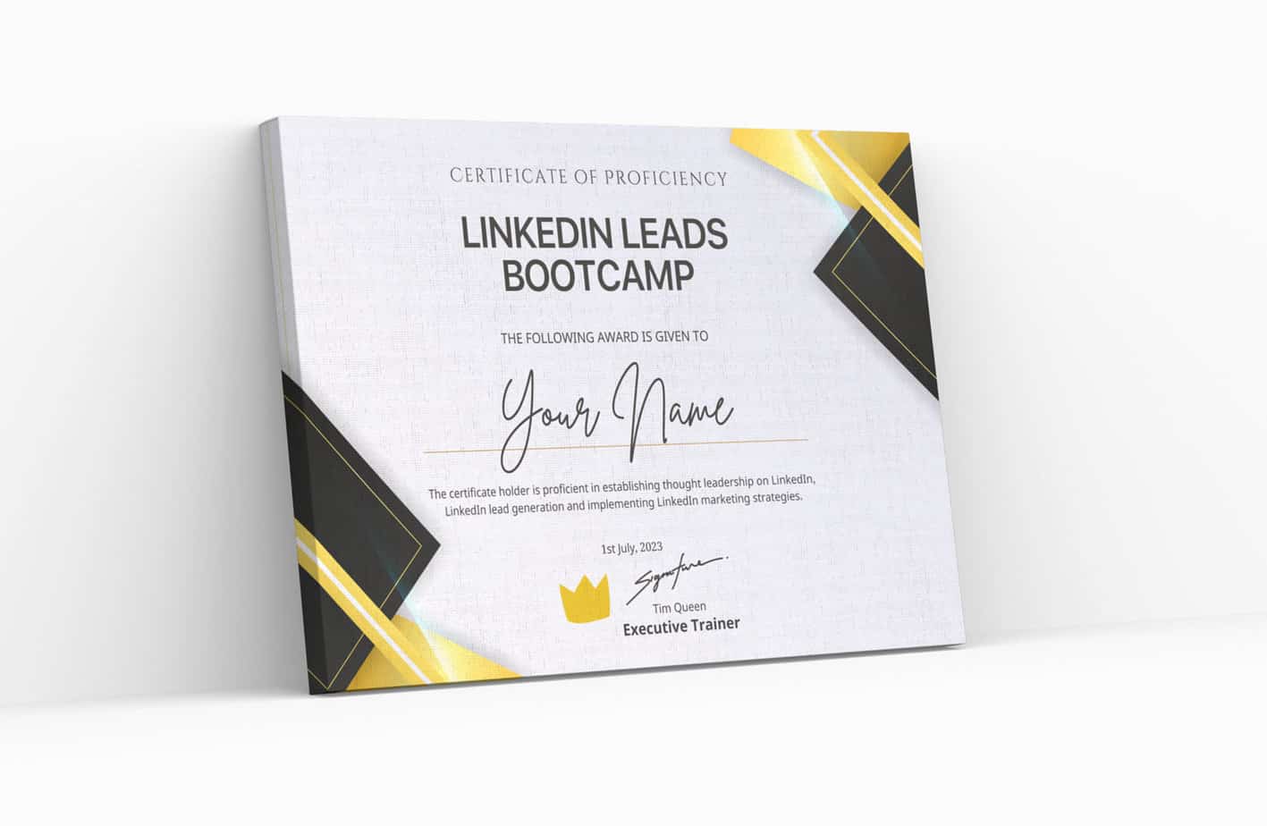 Tim-Queen-LinkedIn-Leads-Bootcamp-Certificate-Mockup-2